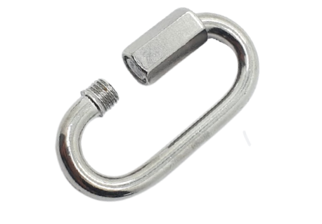 T316 Stainless Steel Carabiner Quick link Strap Connector Chain Repair Shackle D 1/4"