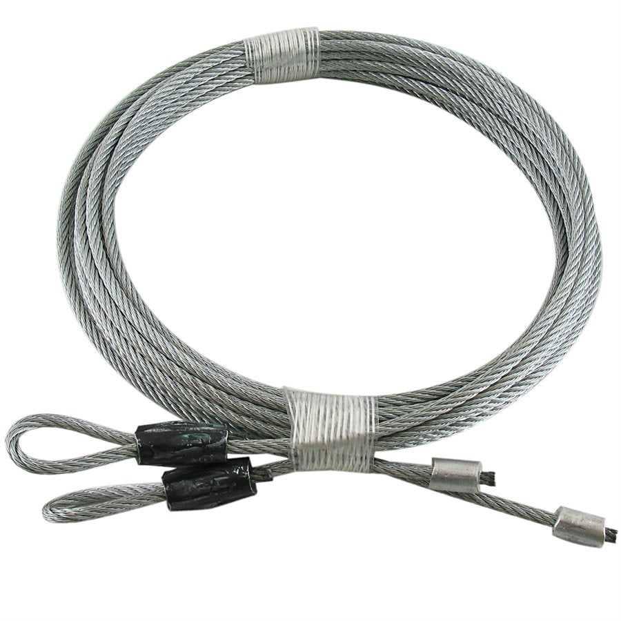 Garage Door Cables For Torsion Spring 8' Long Door(114")Clopay,Wayne Dalton,CHI