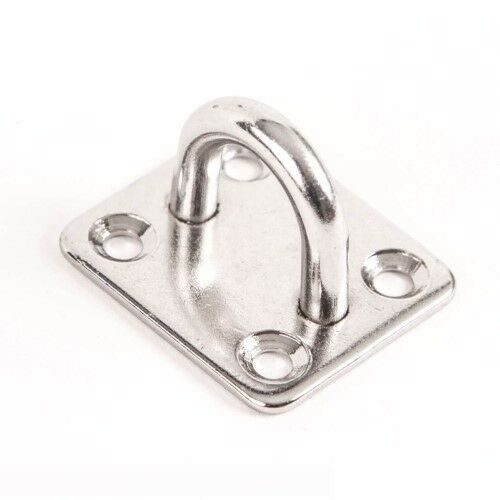 Stainless Steel Square Eye Plates 1/4" Marine SS Pad Boat 6mm