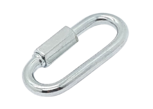 Carabiner Quick link Strap Connector Steel Chain Repair Shackle D Shape