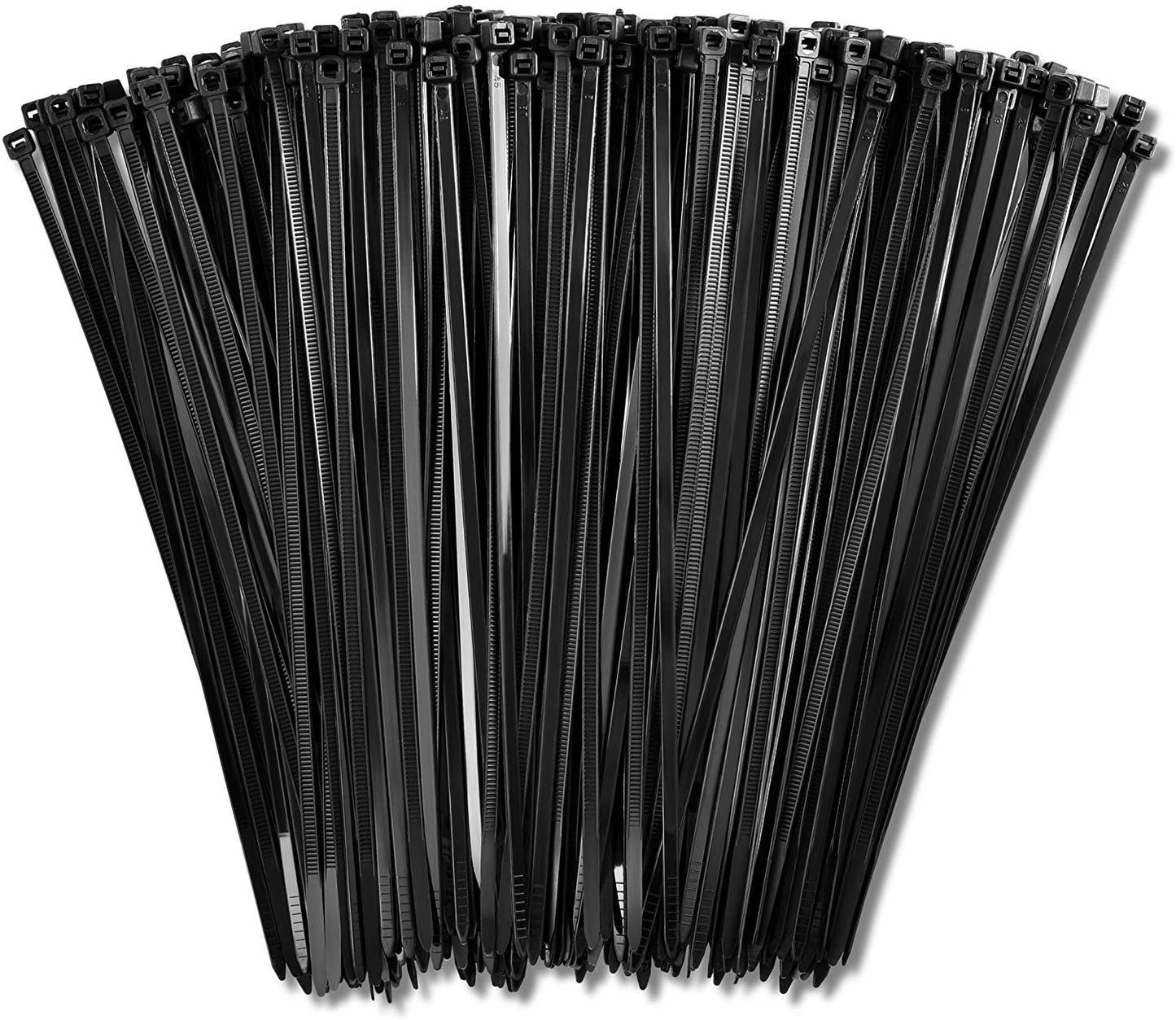 Nylon Plastic Cable Tie Long & Wide Extra Large Zip Ties Black wrap 4"2.5x100mm