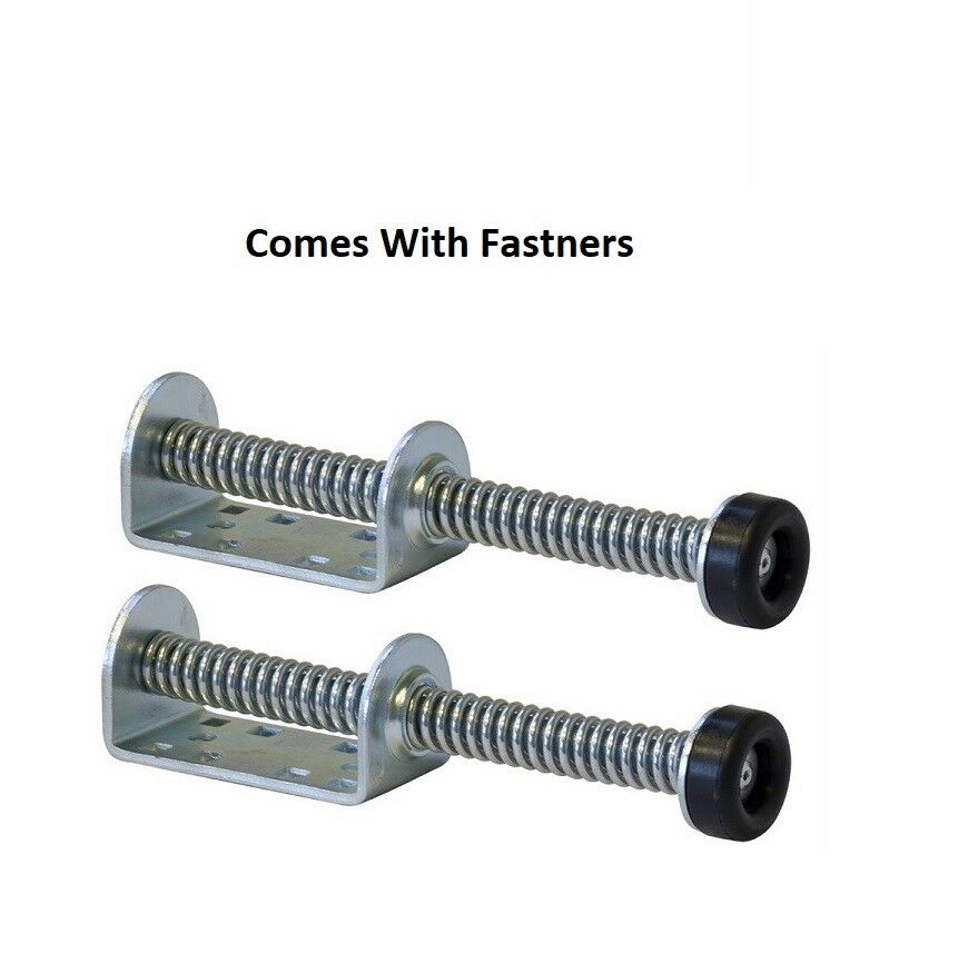 Garage Door Bumper Pusher Springs (9" Length) Maintains Cable Tension (Pair)