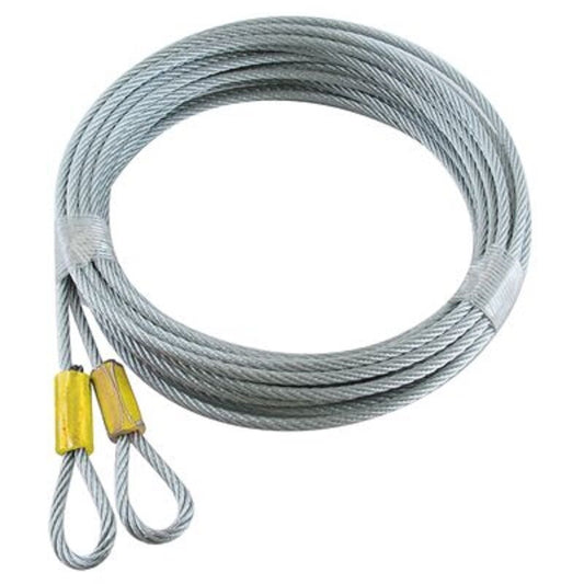 Pair of Garage Door Safety Cables for a 7' or 8' tall door