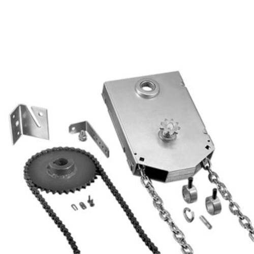 GARAGE DOOR CHAIN HOIST - SHAFT MOUNT (4020V) 4:1 REDUCED DRIVE