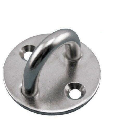 1/4” STAINLESS STEEL MARINE ROUND PAD EYE PLATE FOR BOAT